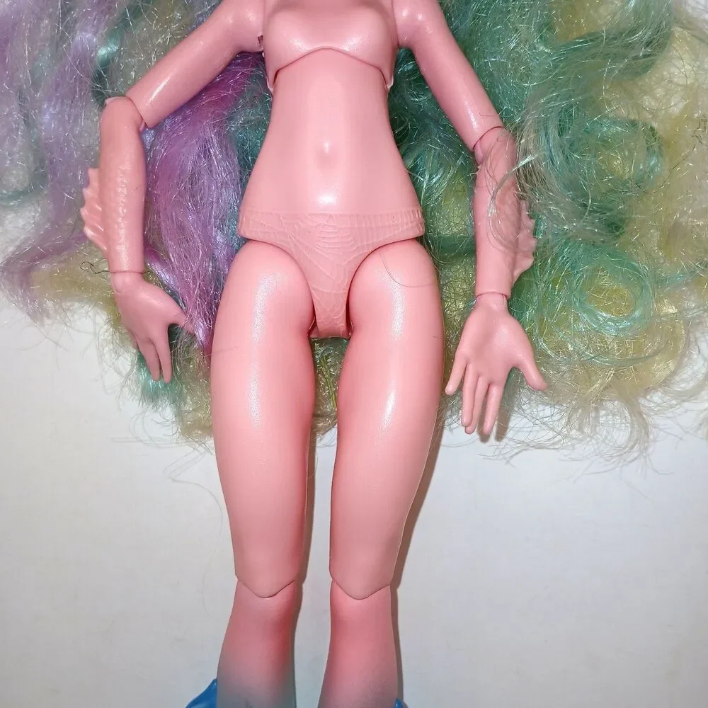 Monster High Lagoona Reboot G3 Nude Doll w/ Earrings Ponytail Holder & Barrettes